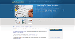 Desktop Screenshot of encinoemploymentlawyer.com